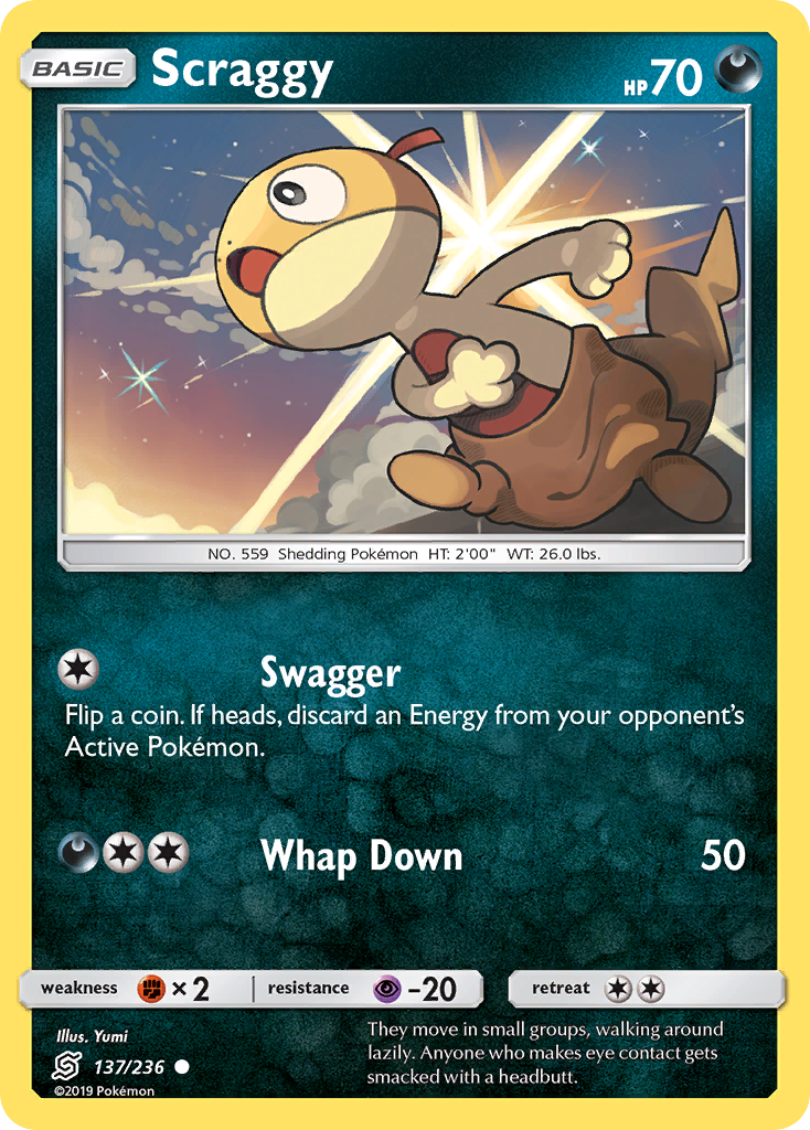 Scraggy (137/236) [Sun & Moon: Unified Minds] | Gear Gaming Fayetteville