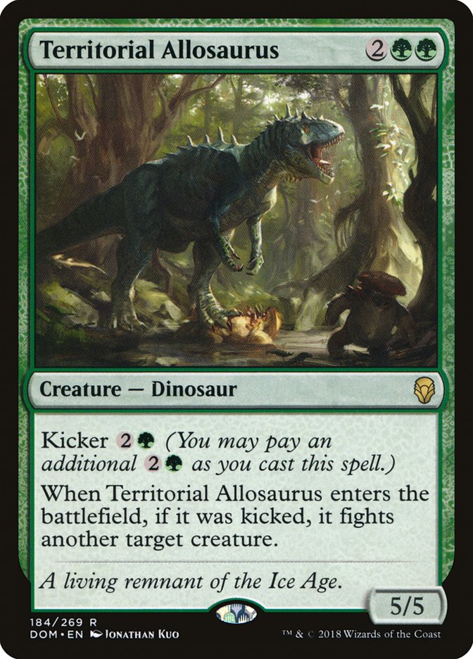 Territorial Allosaurus [Dominaria] | Gear Gaming Fayetteville