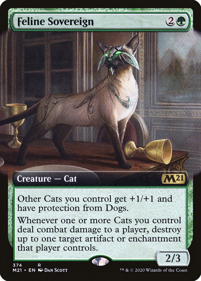 Feline Sovereign (Extended Art) [Core Set 2021] | Gear Gaming Fayetteville