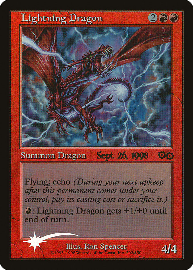 Lightning Dragon [Urza's Saga Promos] | Gear Gaming Fayetteville