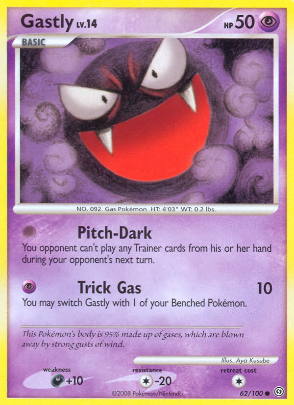 Gastly (62/100) [Diamond & Pearl: Stormfront] | Gear Gaming Fayetteville