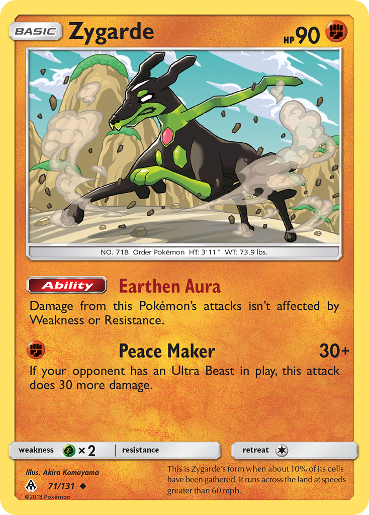 Zygarde (71/131) [Sun & Moon: Forbidden Light] | Gear Gaming Fayetteville