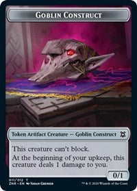 Goblin Construct // Kor Warrior Double-Sided Token [Zendikar Rising Tokens] | Gear Gaming Fayetteville