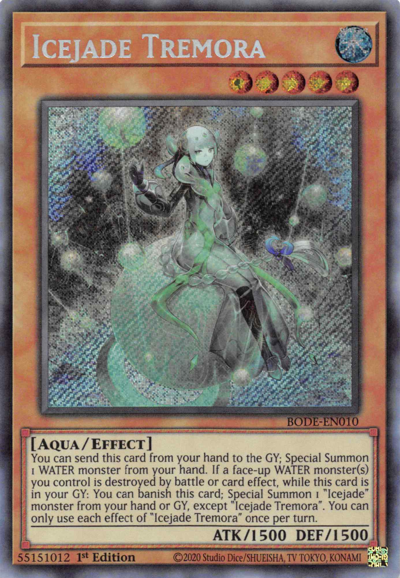 Icejade Tremora [BODE-EN010] Secret Rare | Gear Gaming Fayetteville