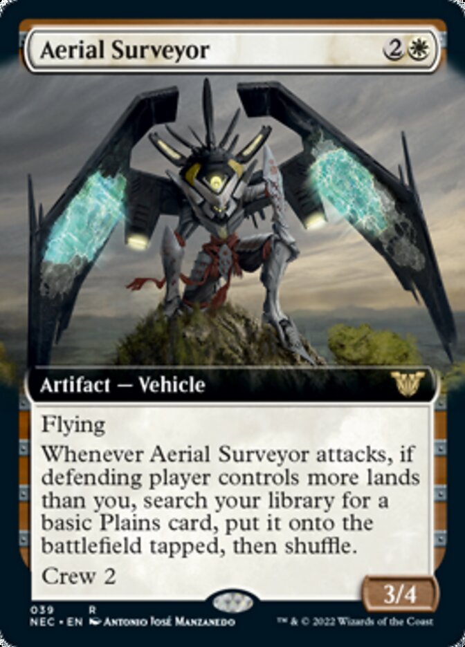 Aerial Surveyor (Extended Art) [Kamigawa: Neon Dynasty Commander] | Gear Gaming Fayetteville