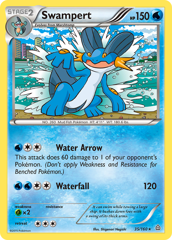 Swampert (35/160) [XY: Primal Clash] | Gear Gaming Fayetteville