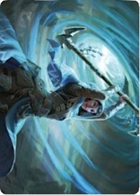 Sea Gate Stormcaller Art Card [Zendikar Rising Art Series] | Gear Gaming Fayetteville