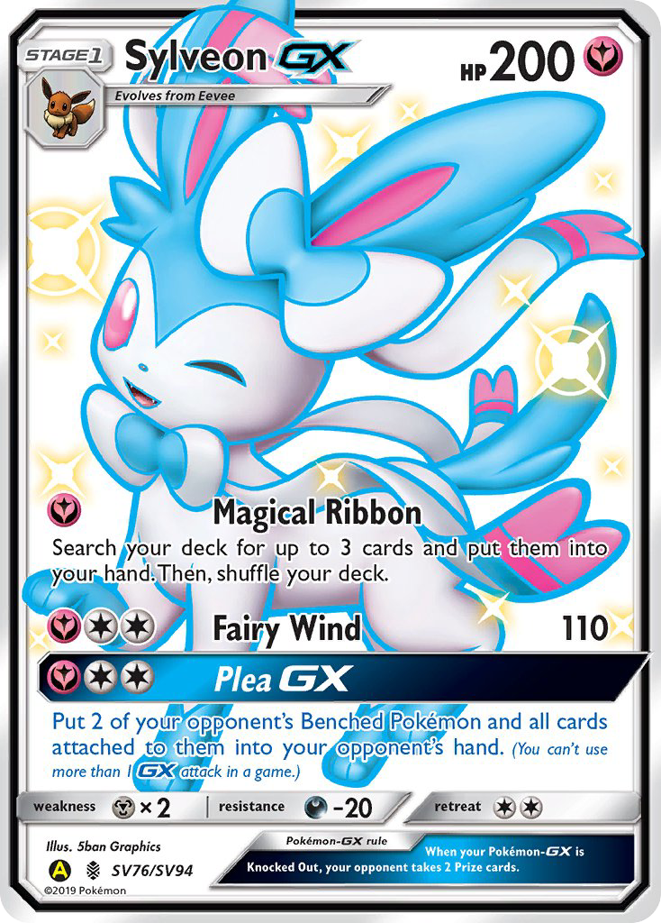 Sylveon GX (SV76/SV94) [Sun & Moon: Hidden Fates - Shiny Vault] | Gear Gaming Fayetteville