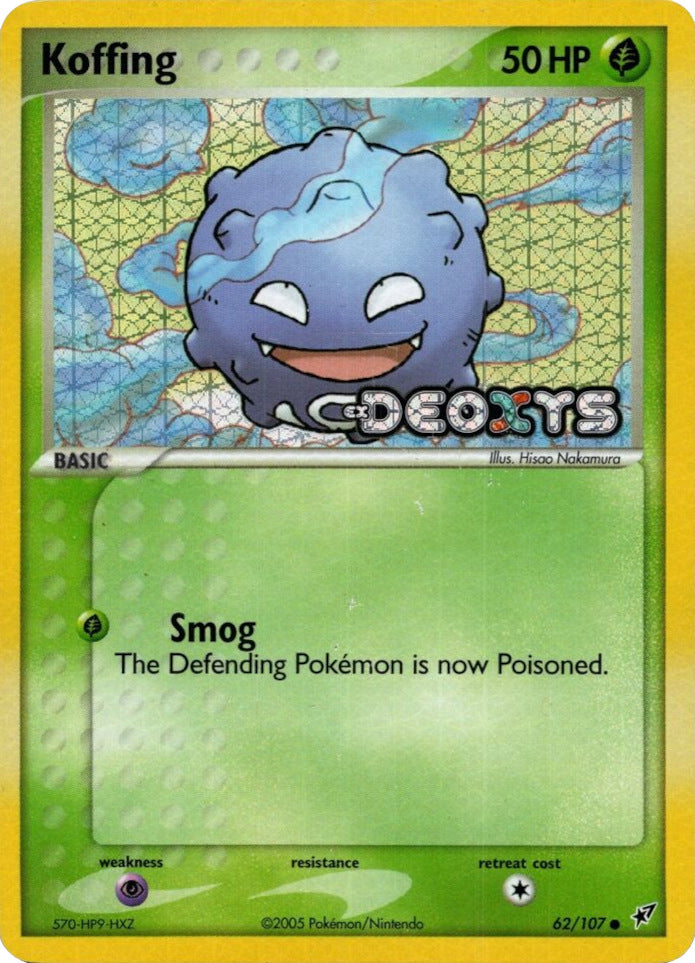 Koffing (62/107) (Stamped) [EX: Deoxys] | Gear Gaming Fayetteville