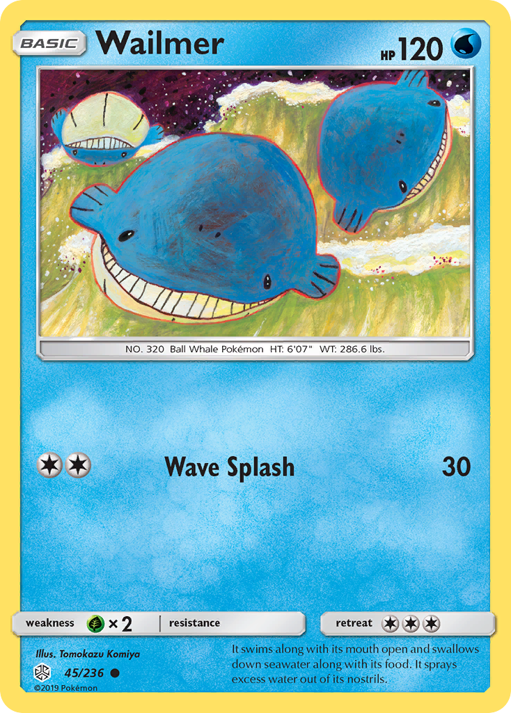 Wailmer (45/236) [Sun & Moon: Cosmic Eclipse] | Gear Gaming Fayetteville