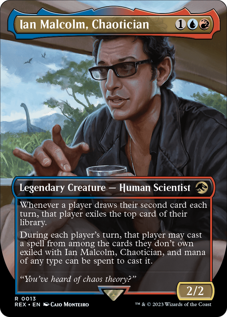 Ian Malcolm, Chaotician (Borderless) [Jurassic World Collection] | Gear Gaming Fayetteville