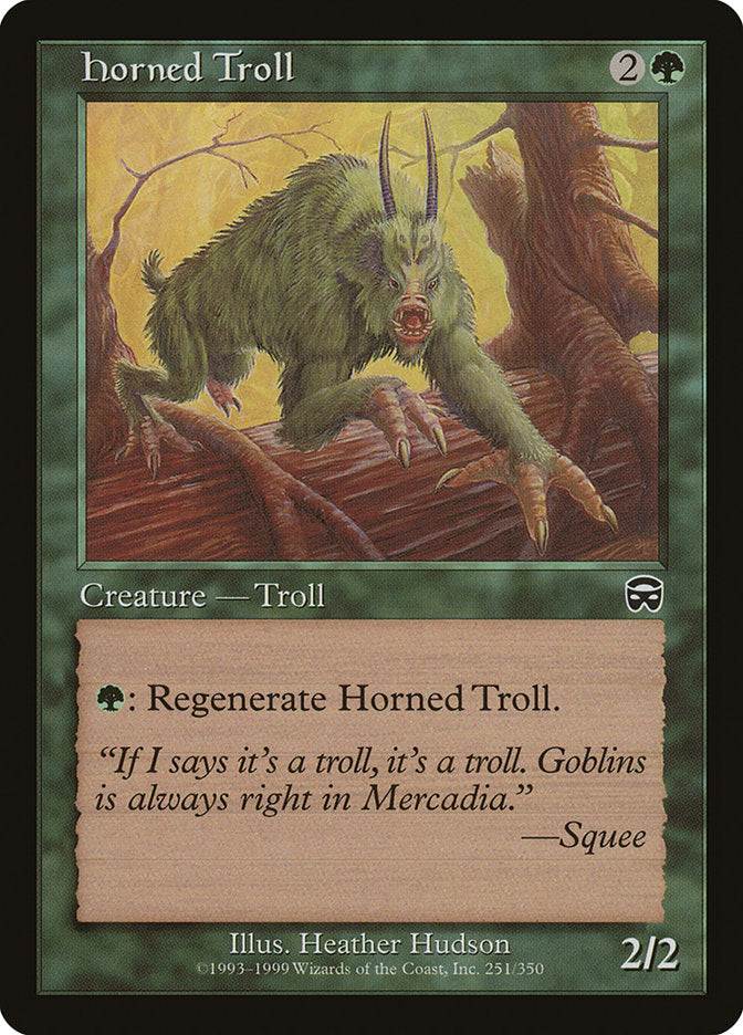 Horned Troll [Mercadian Masques] | Gear Gaming Fayetteville