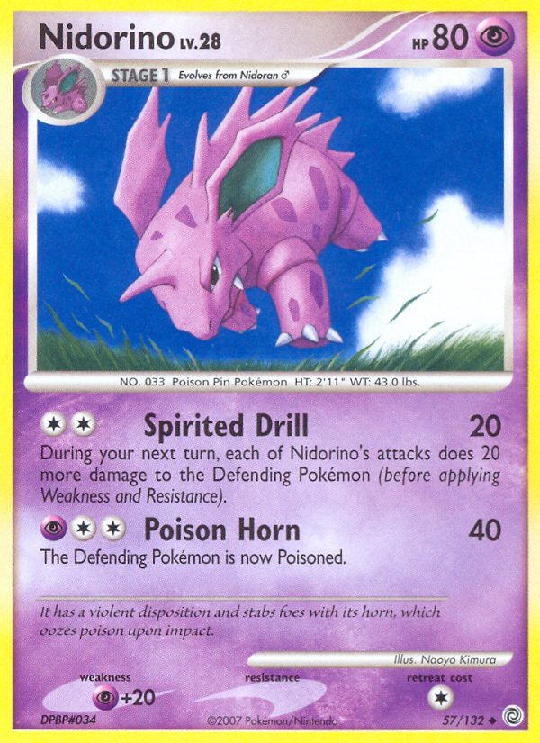 Nidorino (57/132) [Diamond & Pearl: Secret Wonders] | Gear Gaming Fayetteville