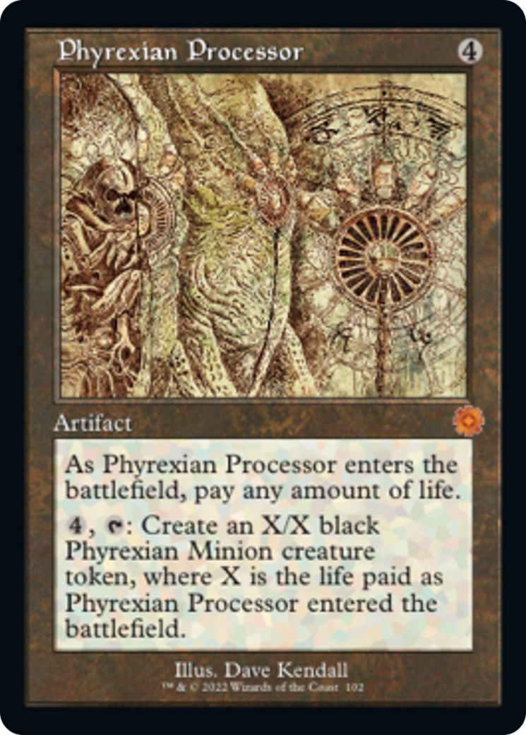 Phyrexian Processor (Retro Schematic) [The Brothers' War Retro Artifacts] | Gear Gaming Fayetteville