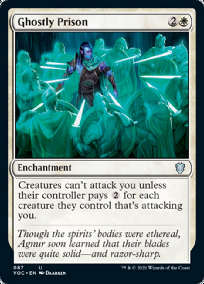 Ghostly Prison [Innistrad: Crimson Vow Commander] | Gear Gaming Fayetteville