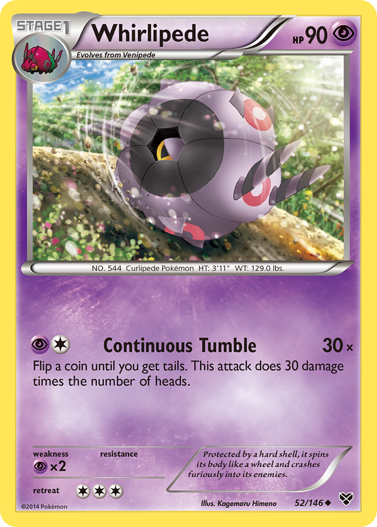 Whirlipede (52/146) [XY: Base Set] | Gear Gaming Fayetteville