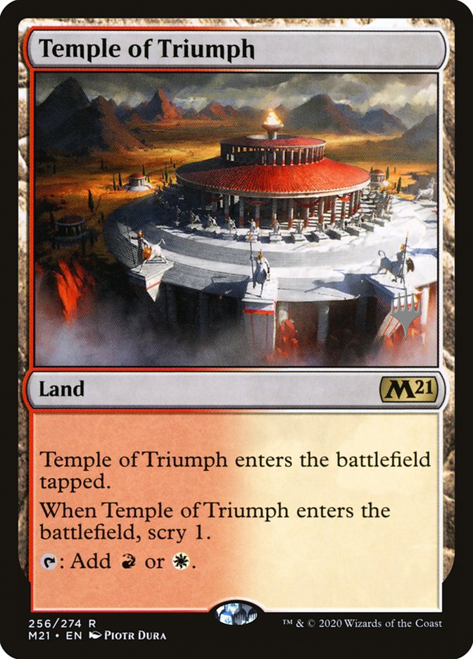 Temple of Triumph (Promo Pack) [Core Set 2021 Promos] | Gear Gaming Fayetteville