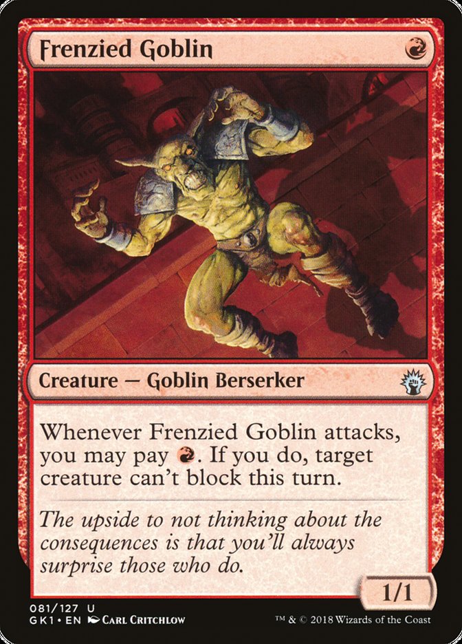 Frenzied Goblin [Guilds of Ravnica Guild Kit] | Gear Gaming Fayetteville