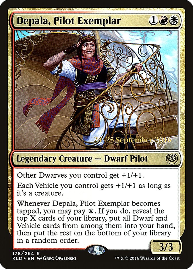 Depala, Pilot Exemplar [Kaladesh Prerelease Promos] | Gear Gaming Fayetteville