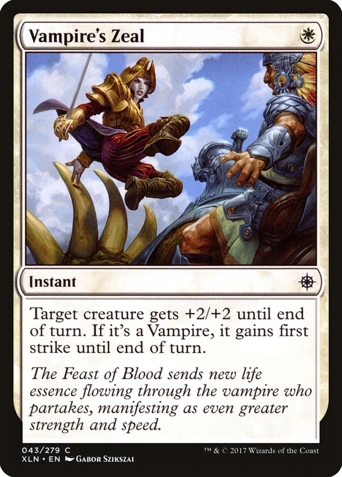 Vampire's Zeal [Ixalan] | Gear Gaming Fayetteville