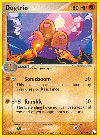 Dugtrio (22/112) [EX: FireRed & LeafGreen] | Gear Gaming Fayetteville