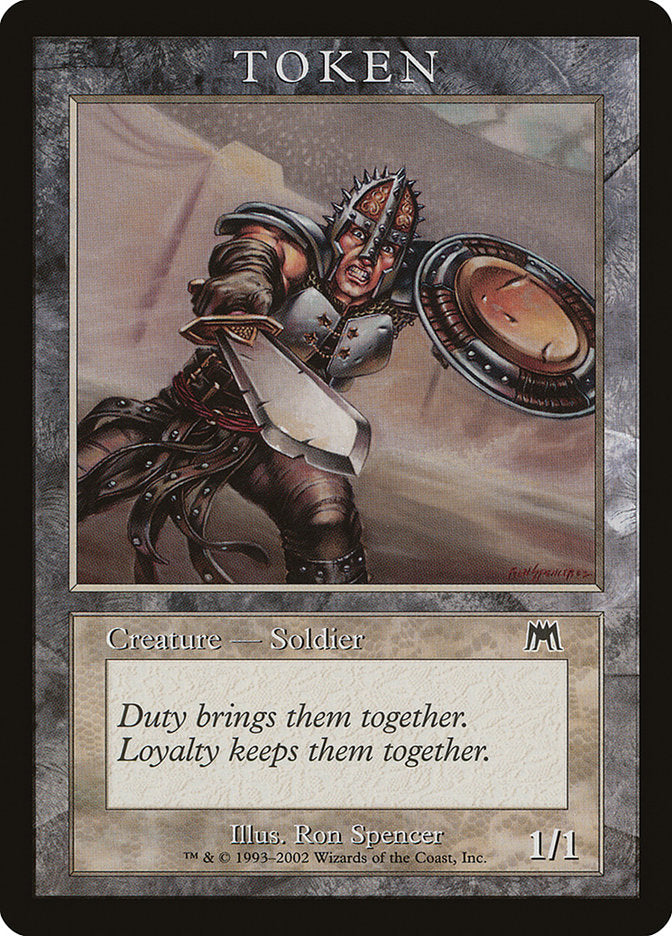 Soldier Token [Magic Player Rewards 2002] | Gear Gaming Fayetteville