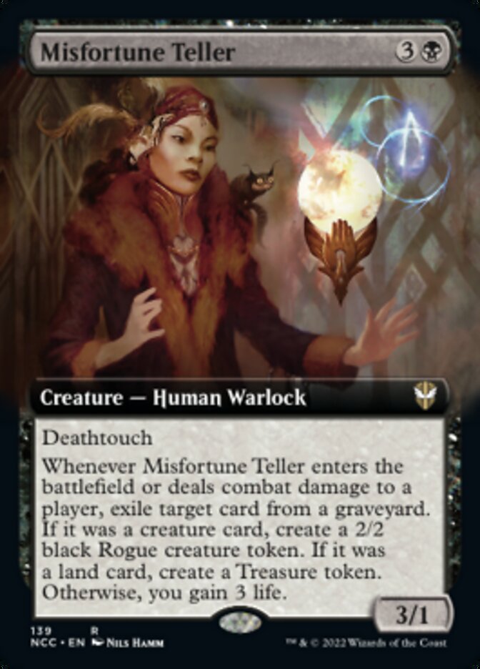 Misfortune Teller (Extended Art) [Streets of New Capenna Commander] | Gear Gaming Fayetteville