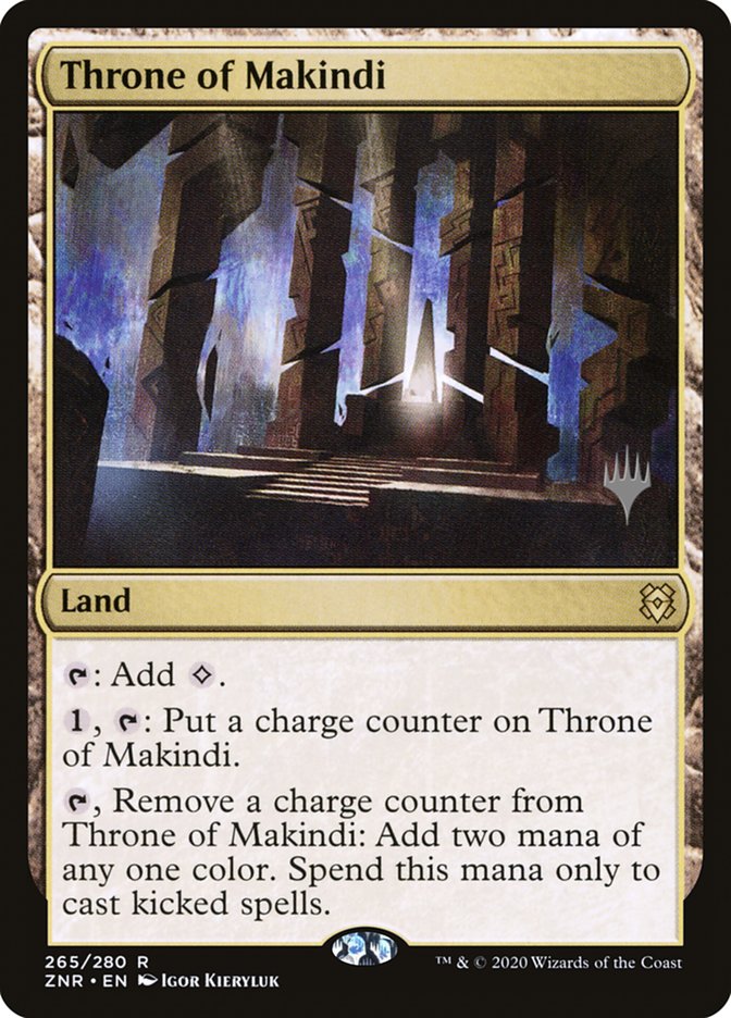Throne of Makindi (Promo Pack) [Zendikar Rising Promos] | Gear Gaming Fayetteville