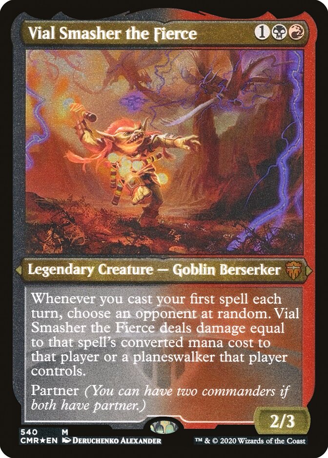 Vial Smasher the Fierce (Etched) [Commander Legends] | Gear Gaming Fayetteville