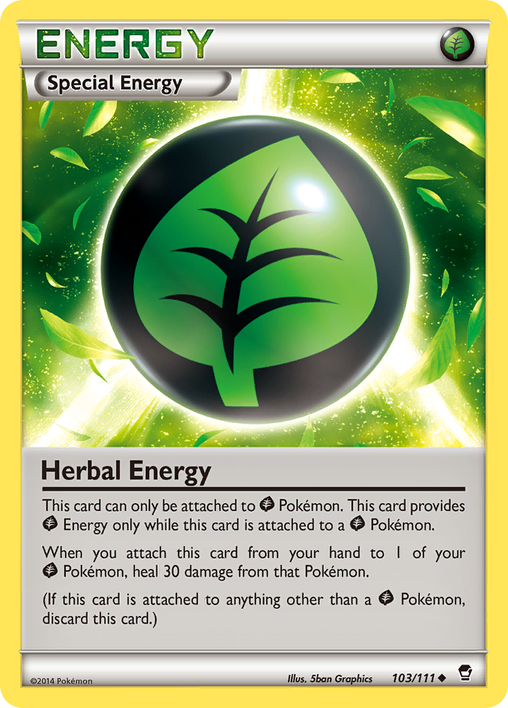 Herbal Energy (103/111) [XY: Furious Fists] | Gear Gaming Fayetteville