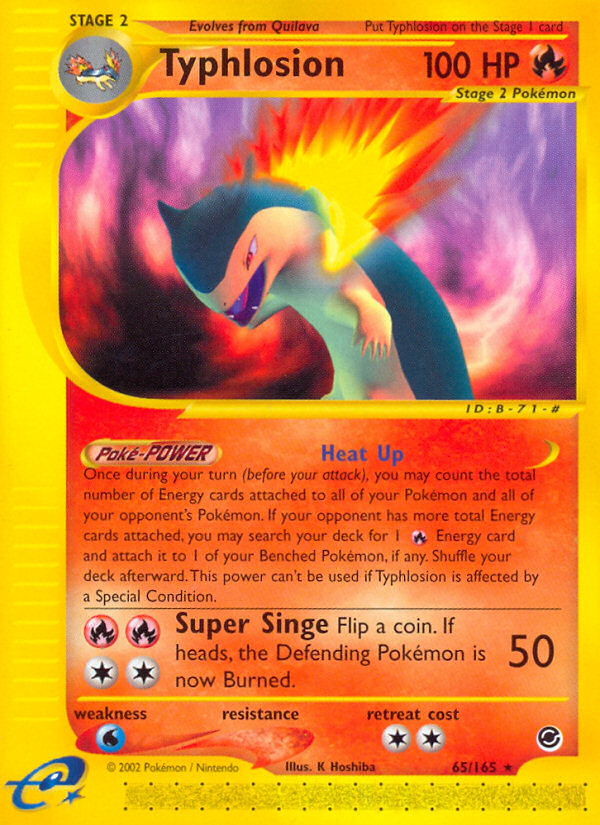 Typhlosion (65/165) [Expedition: Base Set] | Gear Gaming Fayetteville