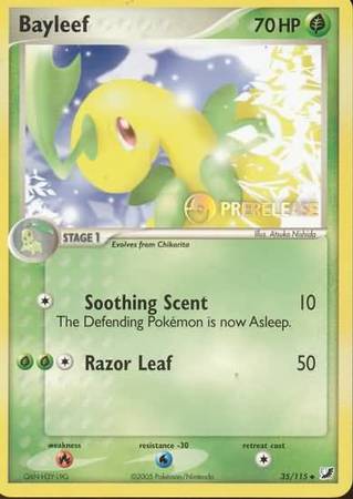 Bayleef (35/115) (Prerelease Promo) [Nintendo: Black Star Promos] | Gear Gaming Fayetteville