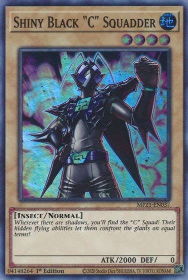 Shiny Black C Squadder [MP21-EN037] Super Rare | Gear Gaming Fayetteville