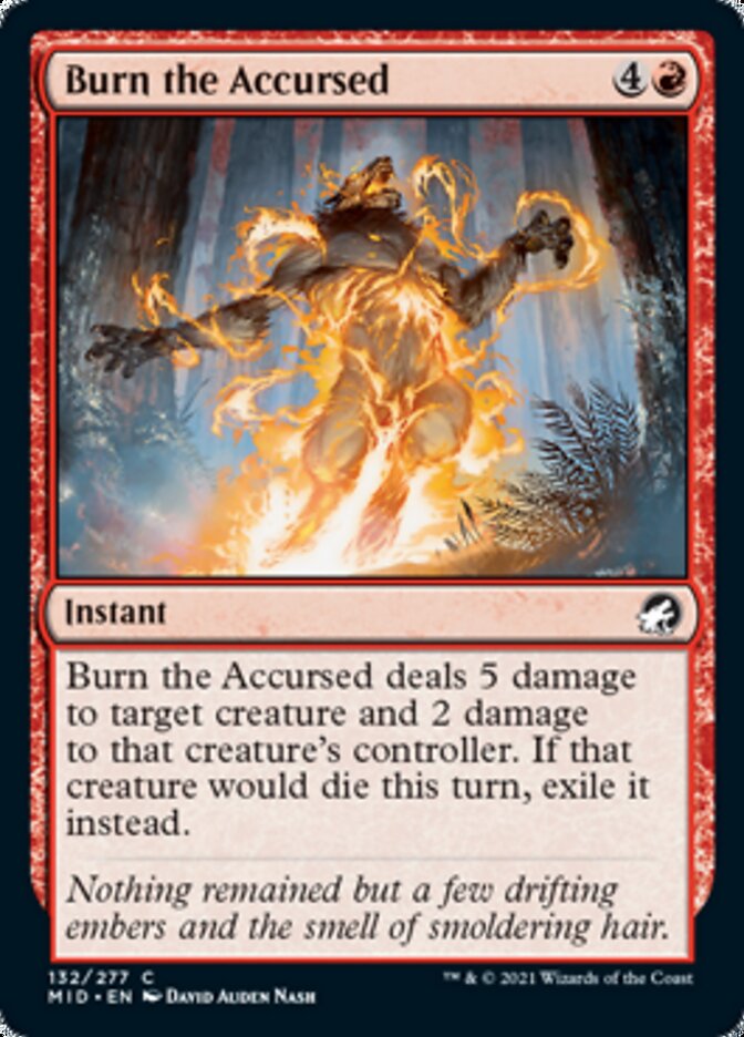 Burn the Accursed [Innistrad: Midnight Hunt] | Gear Gaming Fayetteville