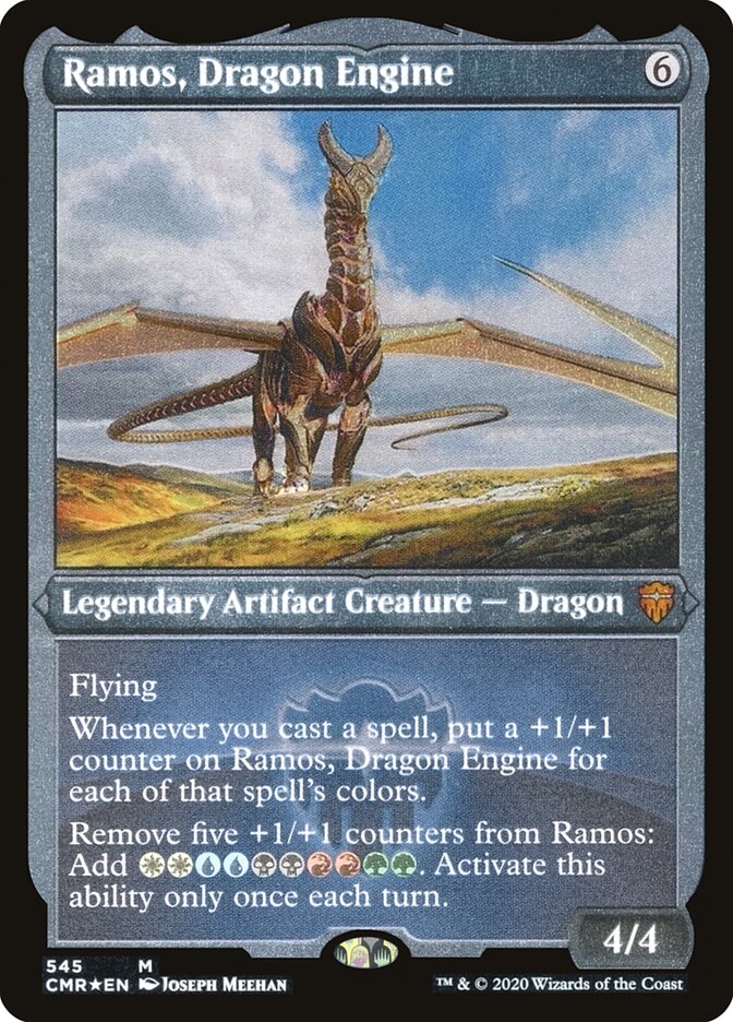 Ramos, Dragon Engine (Etched) [Commander Legends] | Gear Gaming Fayetteville