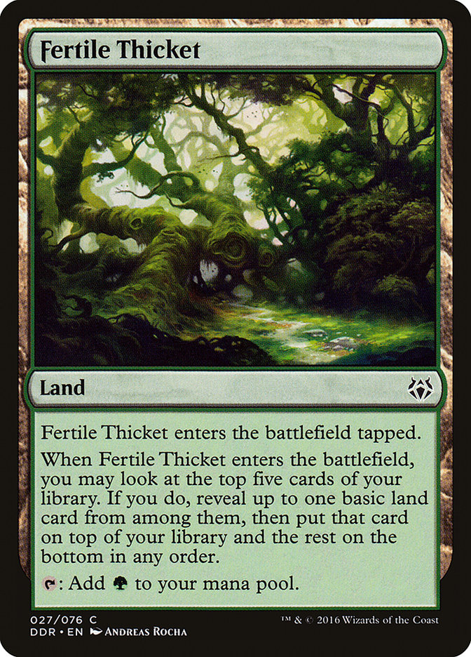 Fertile Thicket [Duel Decks: Nissa vs. Ob Nixilis] | Gear Gaming Fayetteville