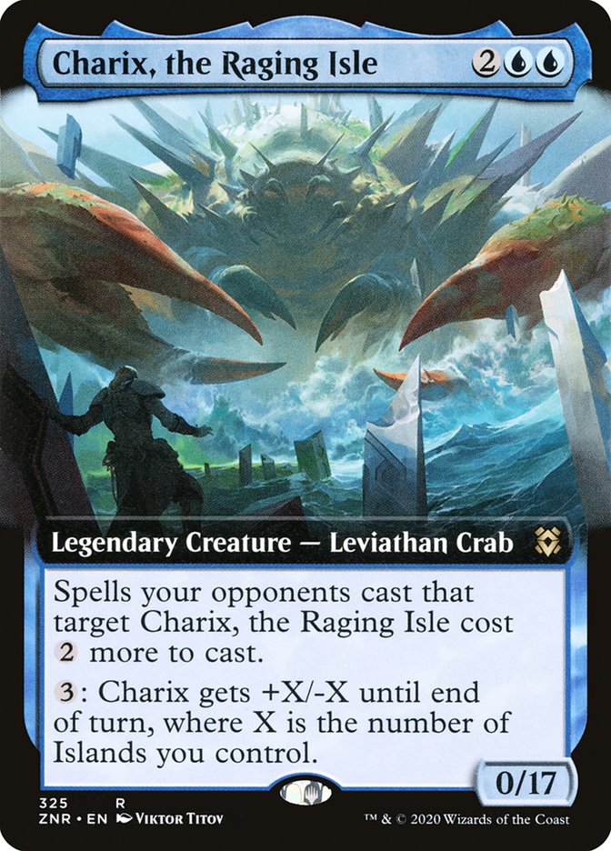 Charix, the Raging Isle (Extended Art) [Zendikar Rising] | Gear Gaming Fayetteville