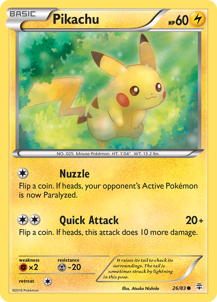 Pikachu (26/83) [XY: Generations] | Gear Gaming Fayetteville