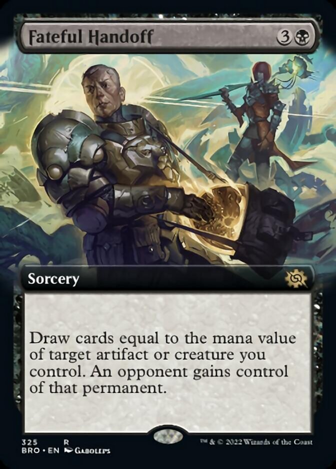 Fateful Handoff (Extended Art) [The Brothers' War] | Gear Gaming Fayetteville