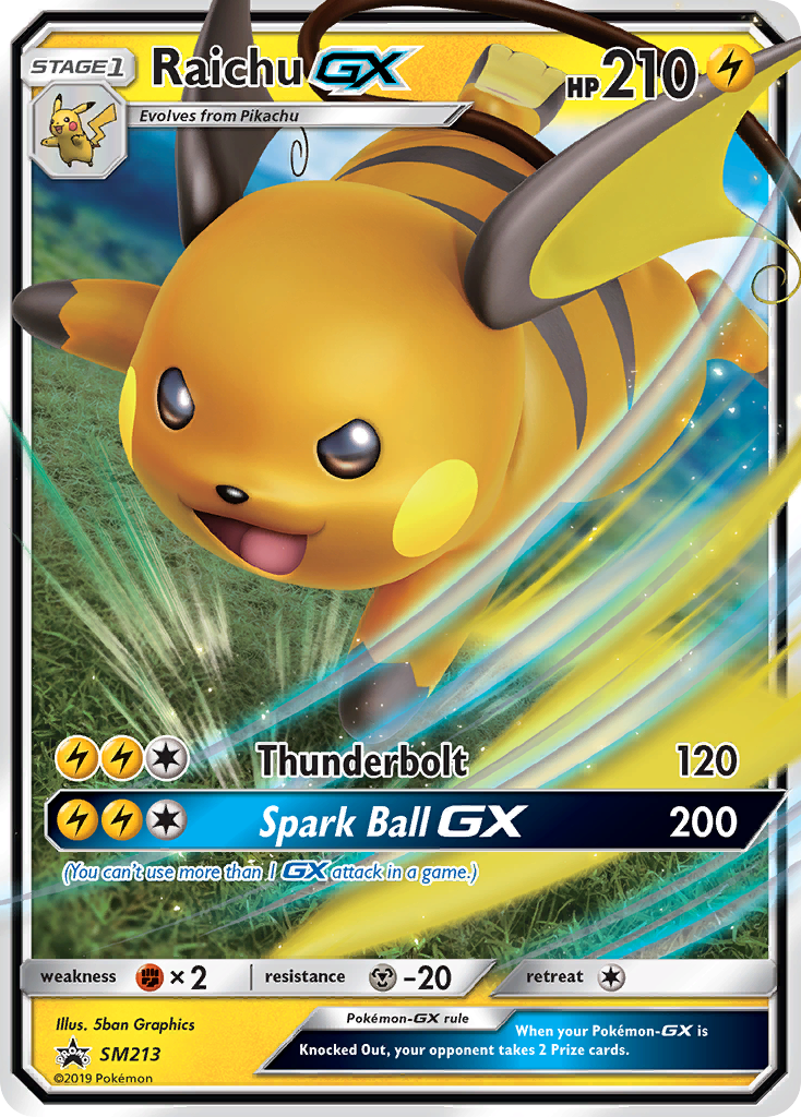 Raichu GX (SM213) [Sun & Moon: Black Star Promos] | Gear Gaming Fayetteville