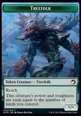 Zombie (005) // Treefolk Double-Sided Token [Innistrad: Midnight Hunt Tokens] | Gear Gaming Fayetteville