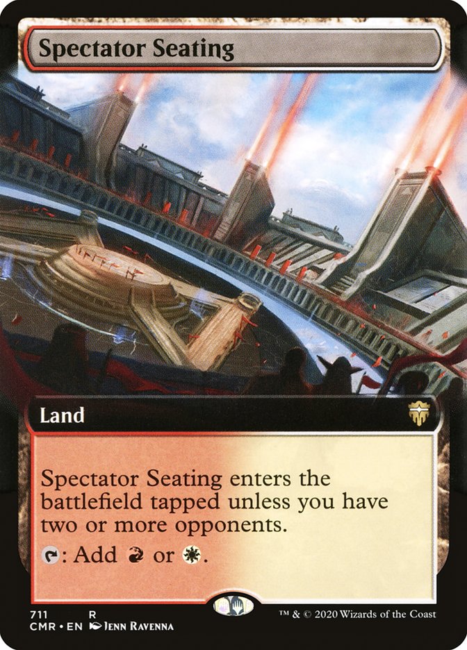 Spectator Seating (Extended Art) [Commander Legends] | Gear Gaming Fayetteville