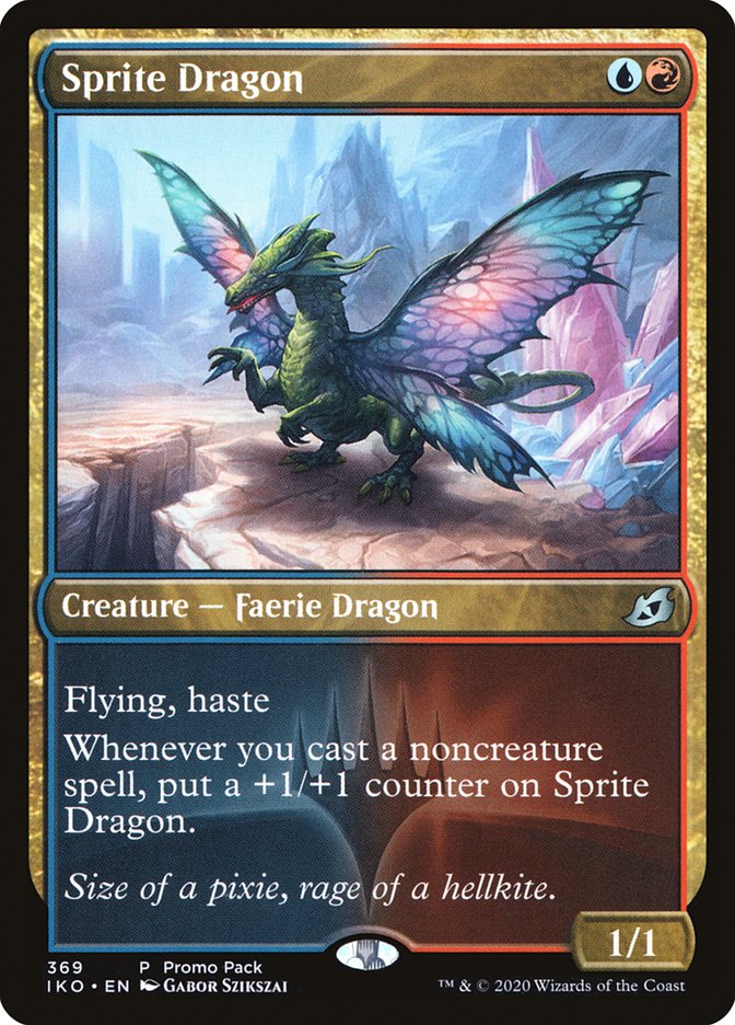 Sprite Dragon (Promo Pack) [Ikoria: Lair of Behemoths Promos] | Gear Gaming Fayetteville