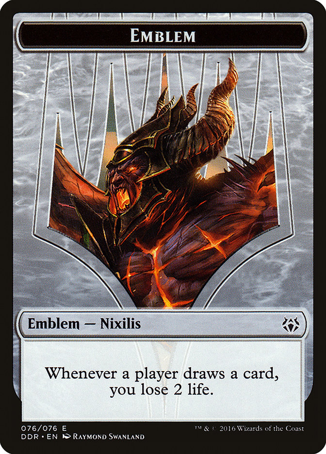 Ob Nixilis Reignited Emblem [Duel Decks: Nissa vs. Ob Nixilis] | Gear Gaming Fayetteville