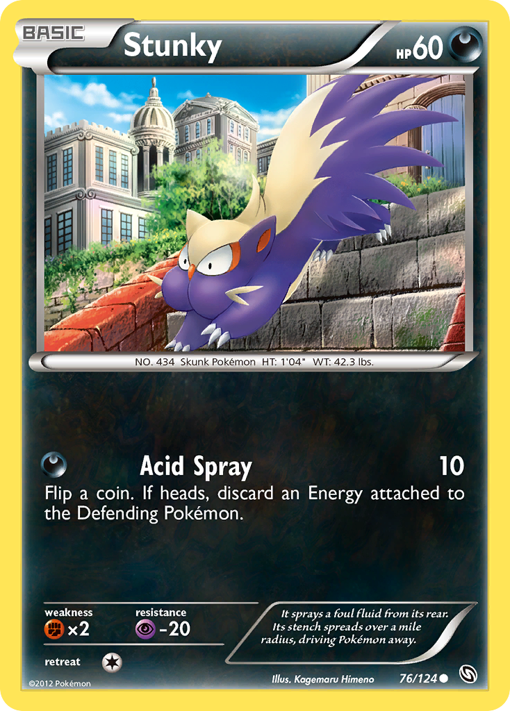 Stunky (76/124) [Black & White: Dragons Exalted] | Gear Gaming Fayetteville