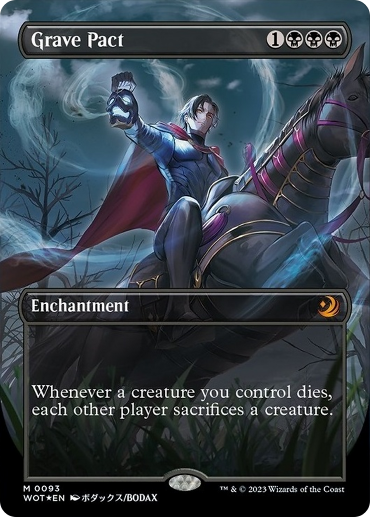 Grave Pact (Anime Borderless) (Confetti Foil) [Wilds of Eldraine: Enchanting Tales] | Gear Gaming Fayetteville