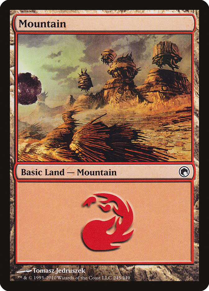 Mountain (245) [Scars of Mirrodin] | Gear Gaming Fayetteville