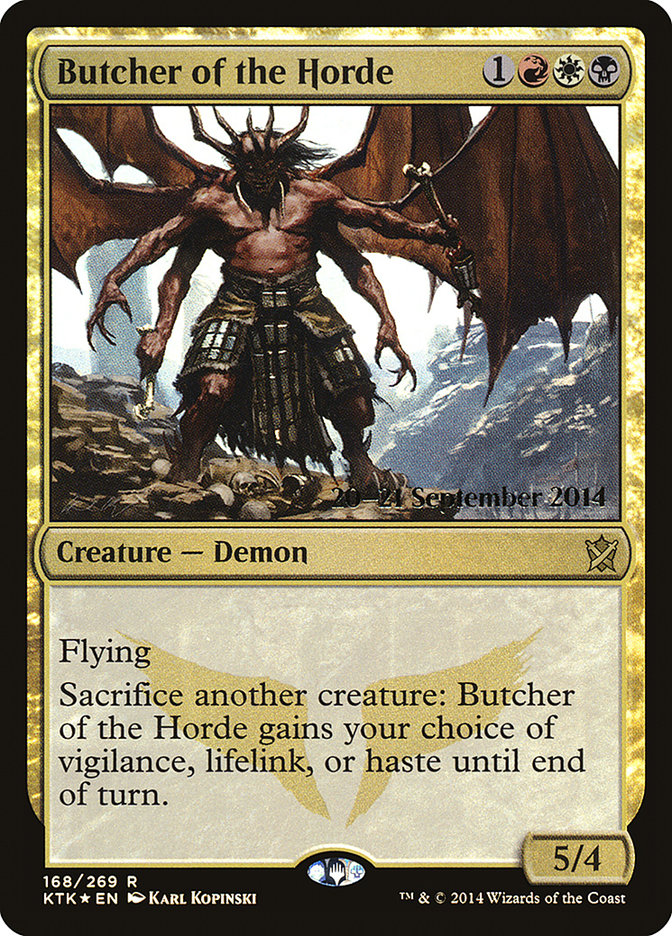 Butcher of the Horde [Khans of Tarkir Prerelease Promos] | Gear Gaming Fayetteville