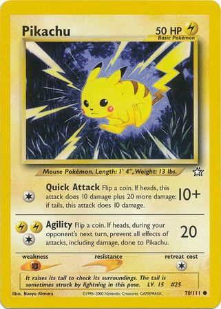 Pikachu (70/111) [Neo Genesis Unlimited] | Gear Gaming Fayetteville