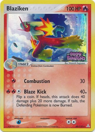 Blaziken (20/110) (Stamped) [EX: Holon Phantoms] | Gear Gaming Fayetteville